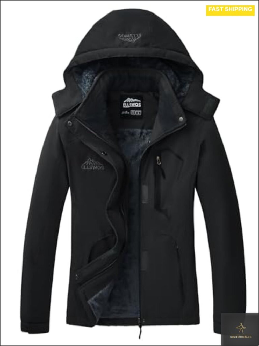Women's Winter Ski Jacket Waterproof Snow Coat Fleece Lined